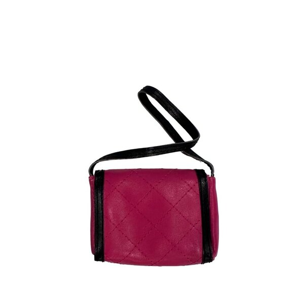Our Generation Doll Purse Black Pink Quilted Bag Fits American Girl Dolls - Picture 3 of 8